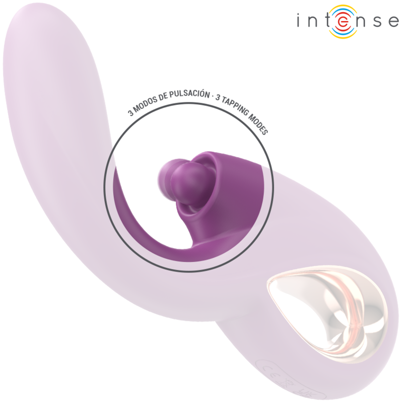 INTENSE - LALI VIBRADOR PUNTO G MULTIFUNCIÓN ESTIMULACIÓN & EMPUJE & VIBRACIÓN MORADO - Mi tienda