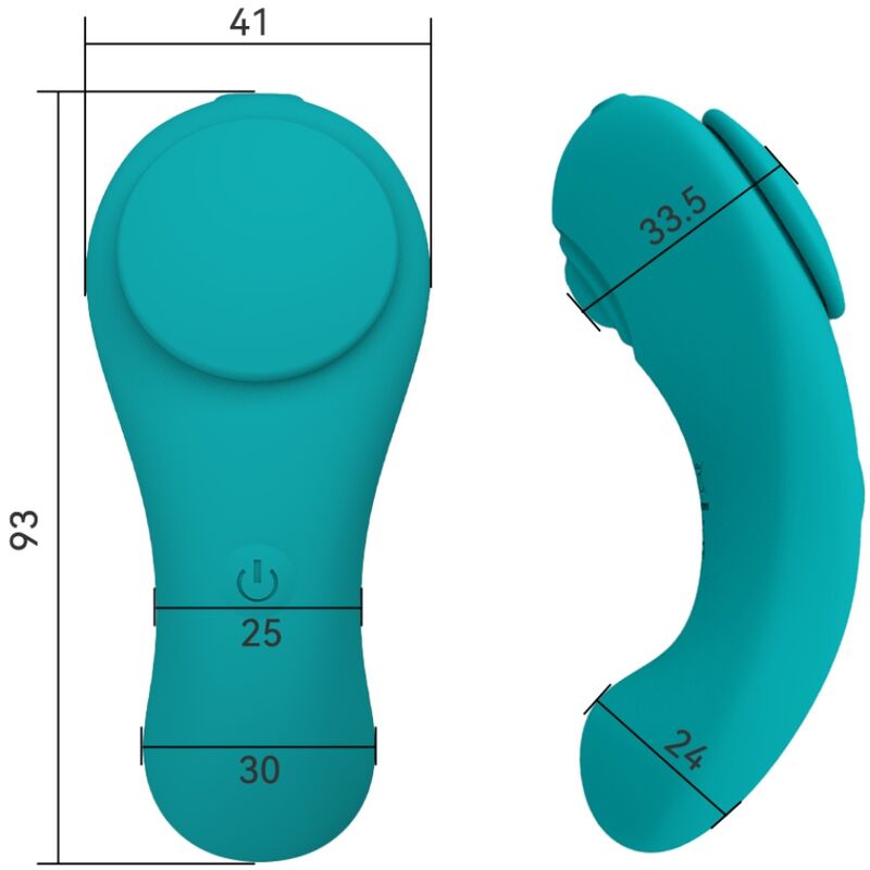 PANTY VIBRADOR CONTROL REMOTO 3 VELOCIDADES VERDE - Mi tienda