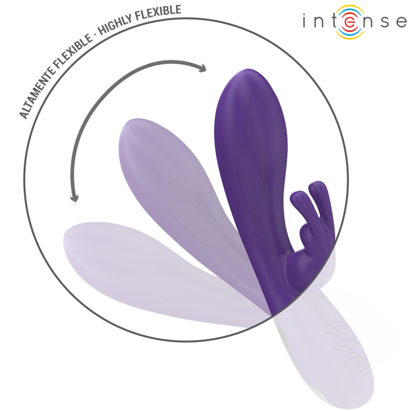 INTENSE - RANDALL VIBRADOR RABBIT 10 VIBRACIONES MORADO - Mi tienda