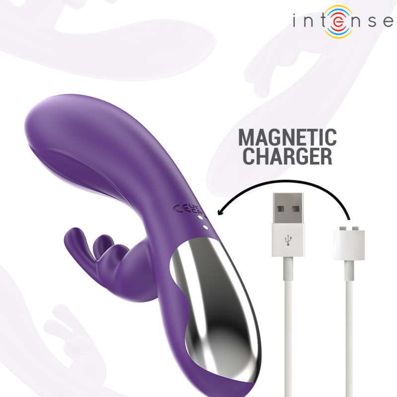 INTENSE - RANDALL VIBRADOR RABBIT 10 VIBRACIONES MORADO - Mi tienda