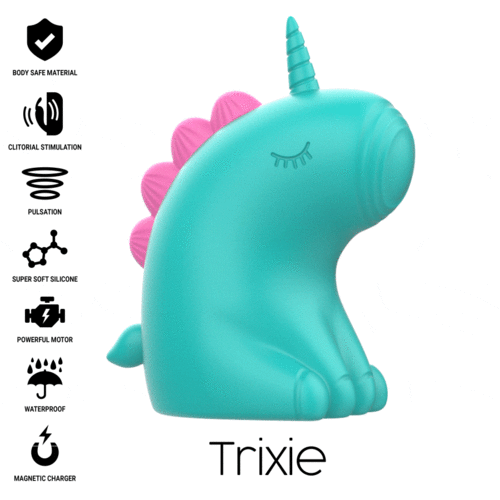 ESTIMULADOR UNICORNIO VERDE TRIXIE - INTENSE - Mi tienda