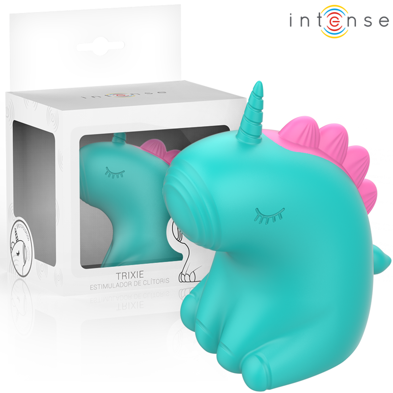 ESTIMULADOR UNICORNIO VERDE TRIXIE - INTENSE - Mi tienda