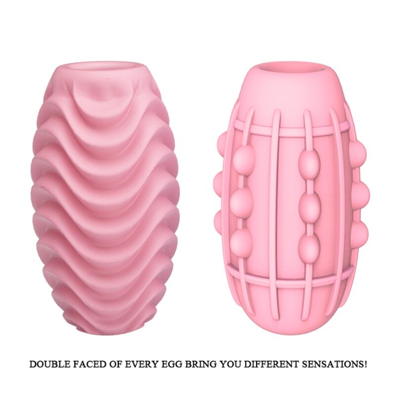HUEVO MASTURBADOR DOBLE CARA ROSA - Mi tienda