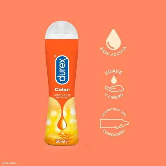 DUREX - LUBRICANTE DUREX PLAY EFECTO CALOR 50 ML - Mi tienda