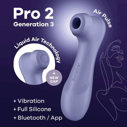 SATISFYER - PRO 2 GENERACIÓN 3 LILA BLUETOOTH & APP - Mi tienda