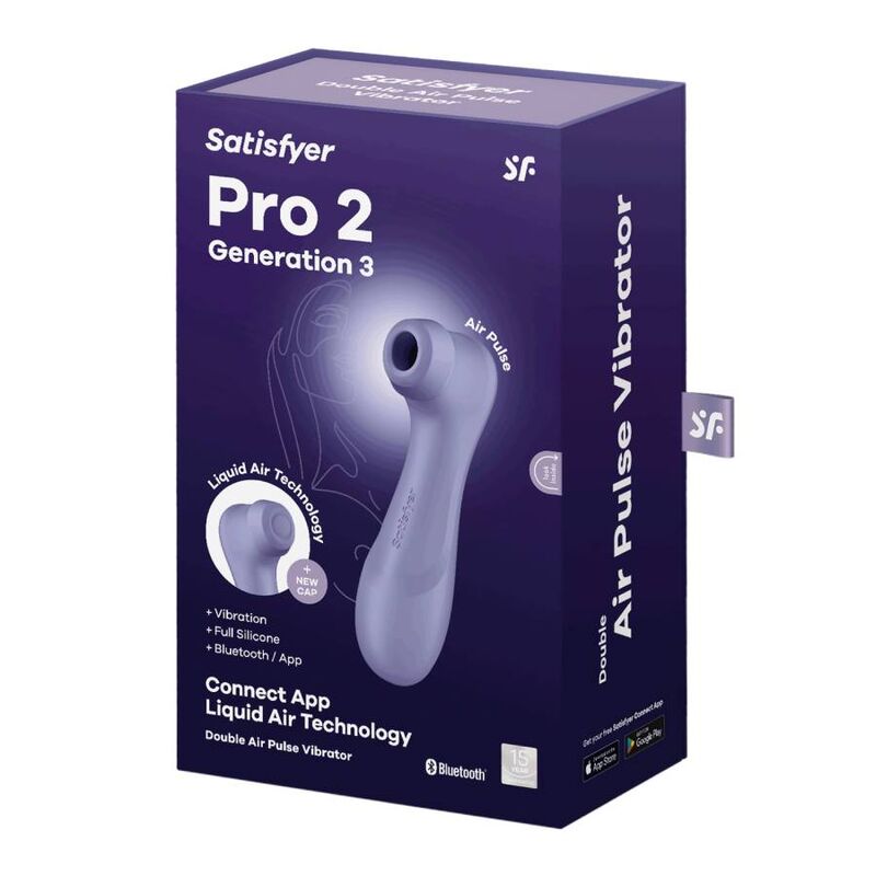 SATISFYER - PRO 2 GENERACIÓN 3 LILA BLUETOOTH & APP - Mi tienda