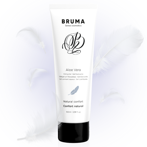 BRUMA - GEL "DESLIZANTE" CON ALOE VERA SABOR A TARTA AMERICANA 100 ML - Mi tienda