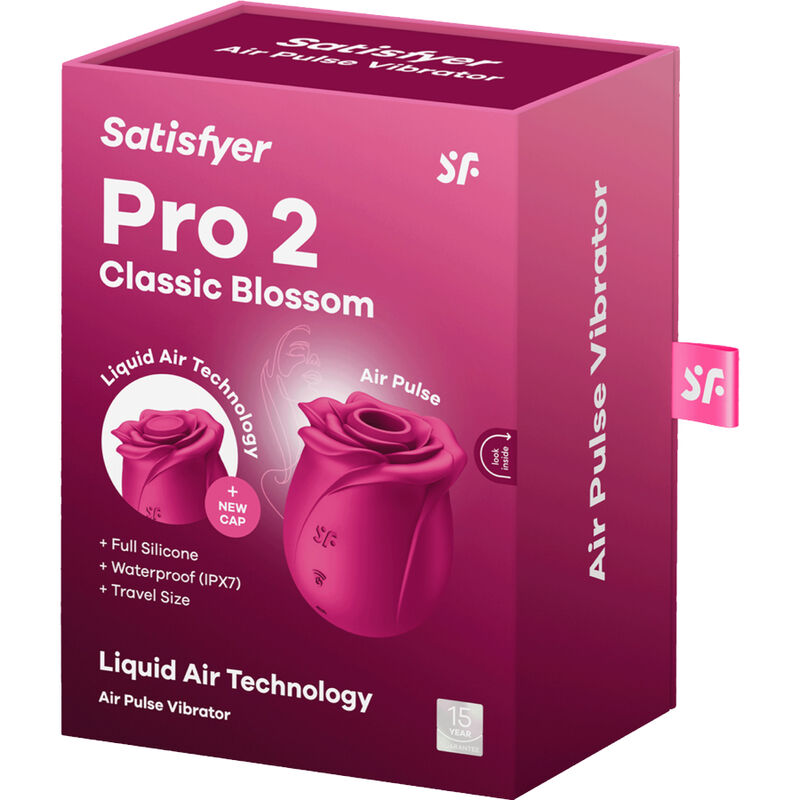 SATISFYER - AIR PULSE PRO 2 CLASSIC BLOSSOM VIBRADOR - Mi tienda