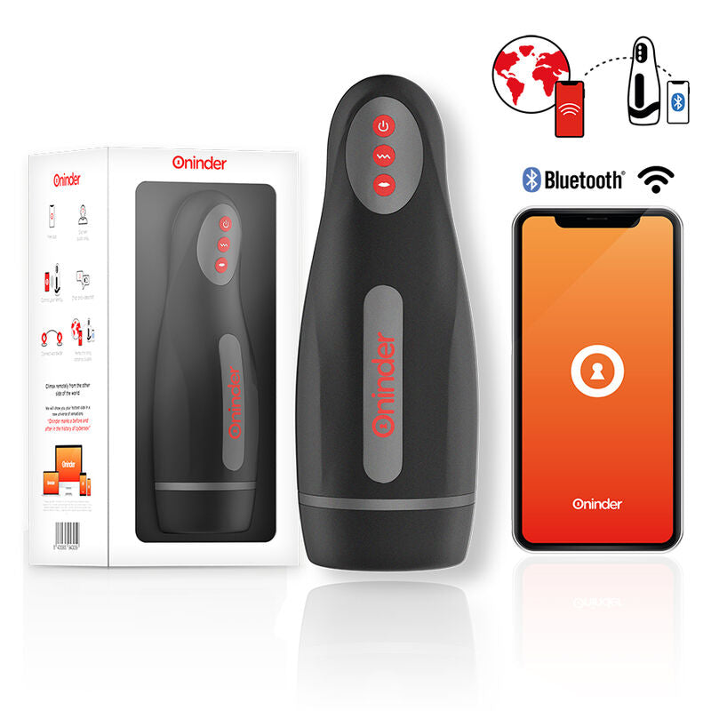ONINDER - SEOUL MASTURBADOR MASCULINO DE COMPRESION Y VIBRACIÓN - APP GRATUITA - Mi tienda