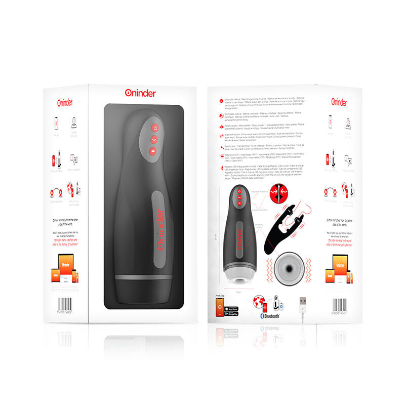 ONINDER - SEOUL MASTURBADOR MASCULINO DE COMPRESION Y VIBRACIÓN - APP GRATUITA - Mi tienda