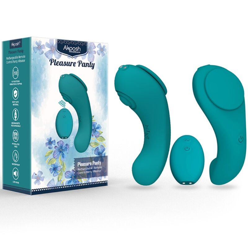 PANTY VIBRADOR CONTROL REMOTO 3 VELOCIDADES VERDE - Mi tienda