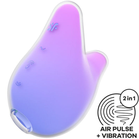 SATISFYER - MERMAID VIBES ESTIMULADOR & VIBRADOR VIOLETA Y ROSA - Mi tienda