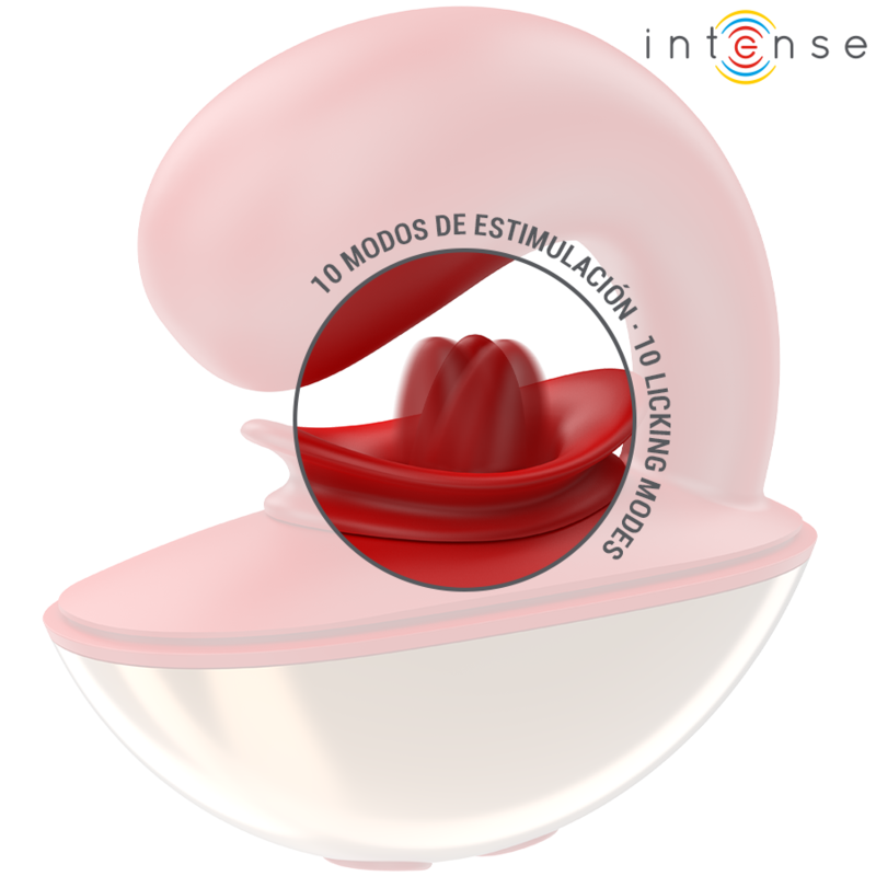 INTENSE - MARIAH VIBRADOR & ESTIMULADOR EN FORMA DE U 10 VIBRACIONES ROJO - Mi tienda