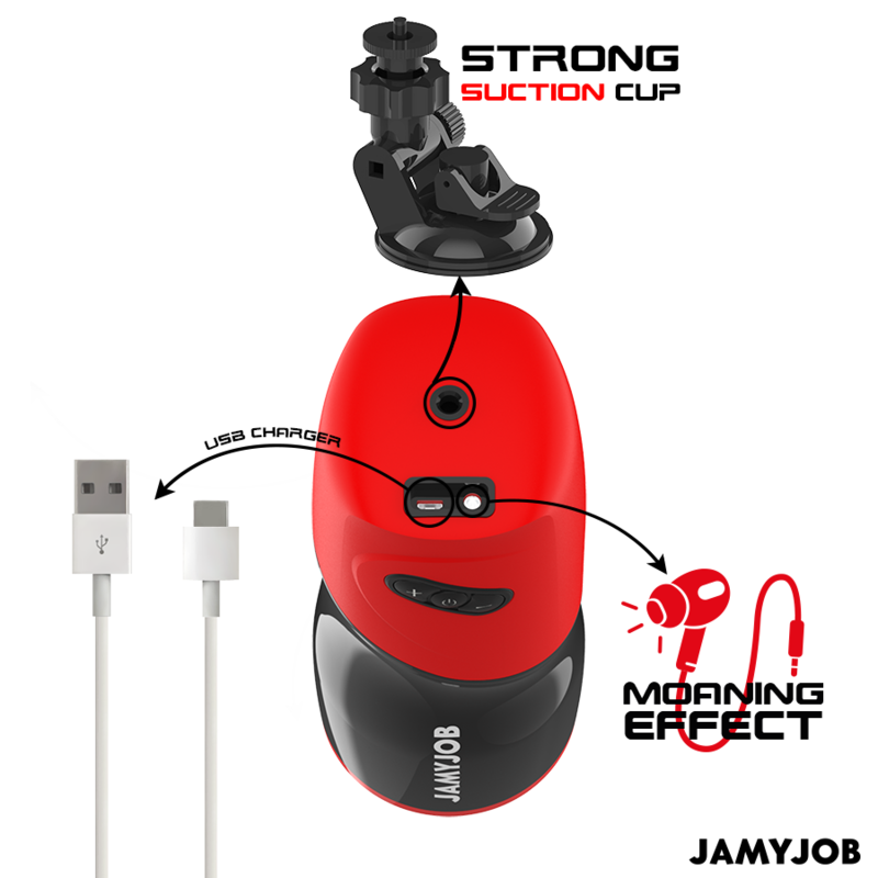 JAMYJOB - XPEED MASTURBADOR VAGINA AUTOMÁTICO 5 MODOS DE EMPUJE Y EFECTO SONIDO - Mi tienda