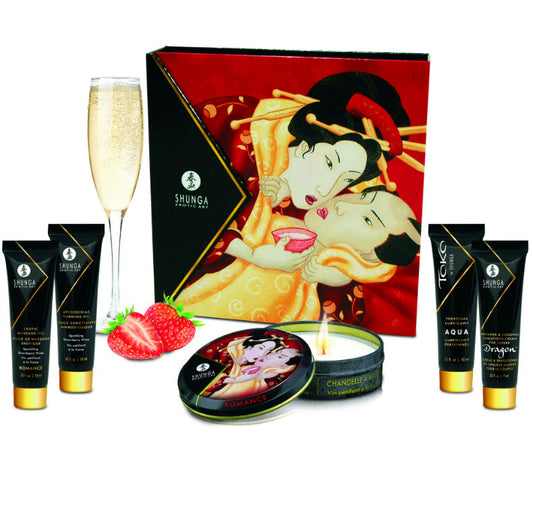 KIT SECRET GEISHA FRESAS Y CAVA - Mi tienda