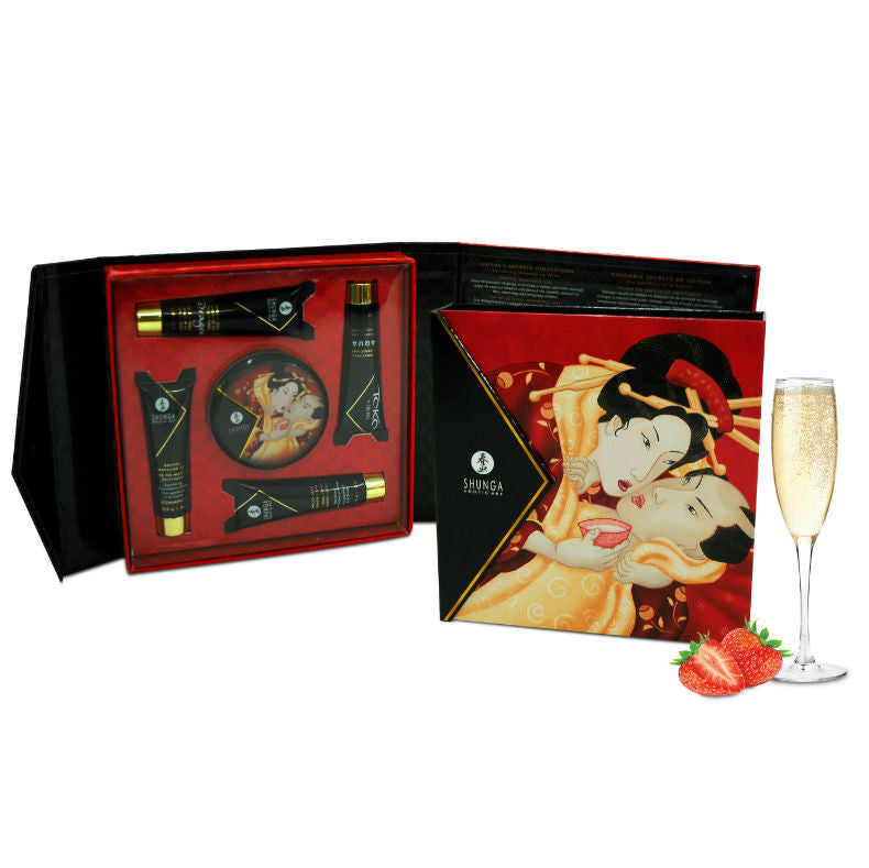 KIT SECRET GEISHA FRESAS Y CAVA - Mi tienda