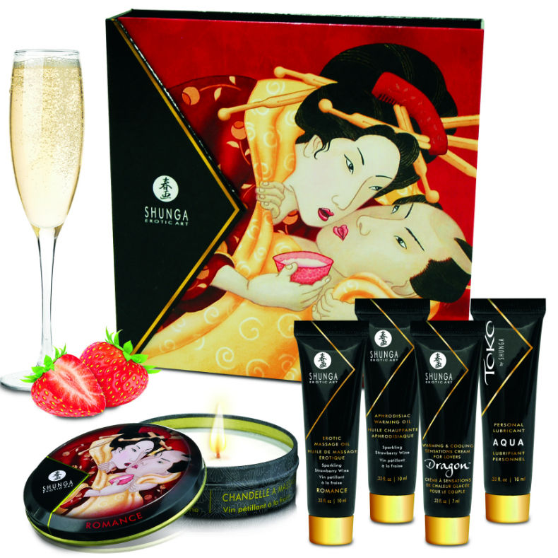 KIT SECRET GEISHA FRESAS Y CAVA - Mi tienda