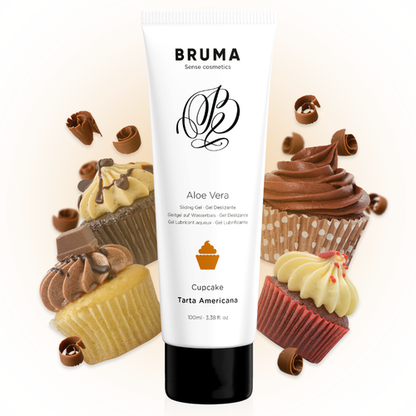 BRUMA - GEL "DESLIZANTE" CON ALOE VERA SABOR A TARTA AMERICANA 100 ML - Mi tienda